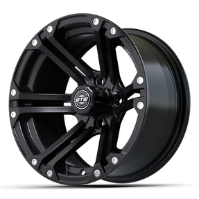 GTW Specter 14x7 Matte Black Wheel – wheel, angled view