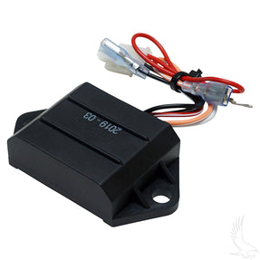 Ignitor Module for EZGO Gas Golf Carts (1991-2005) - Replaces OEM #27112G01 – ignitor module, angled view