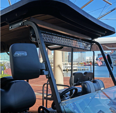 Golf Cart RHOX Universal 88" Extended Roof Top – Black