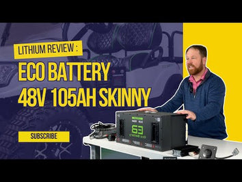 Eco Battery 48V 105Ah Skinny Bundle Review: Golf Cart Upgrade Made Easy!