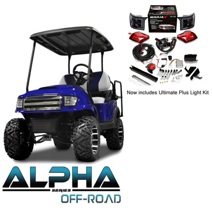 Madjax Alpha Body Kit for Precedent w/ Off-Road Grill & Ultimate Plus LED Light Kit - Blue – product view