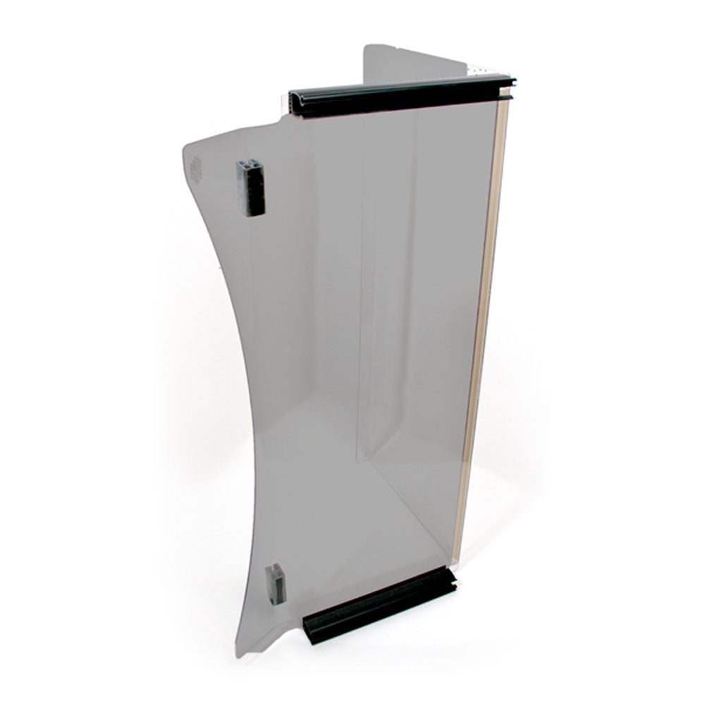 RedDot Advanced EV1 & ICON Folding 3/16" Tinted Windshield – windshield, side profile view