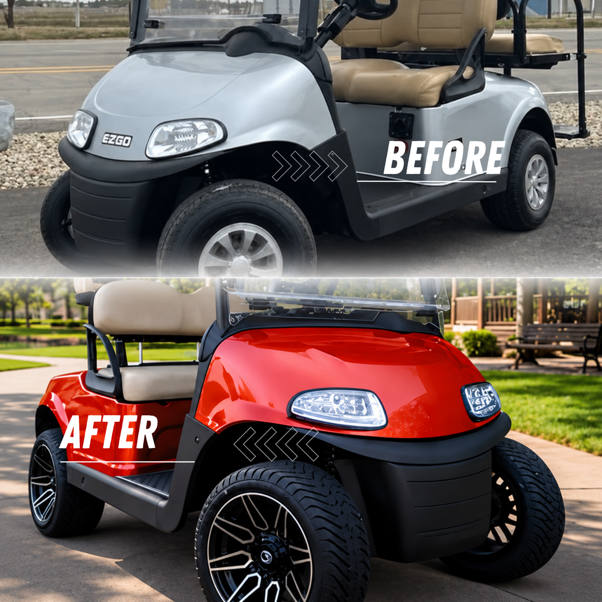 EZGO RXV OEM-Style Front Cowl (2008–2023)