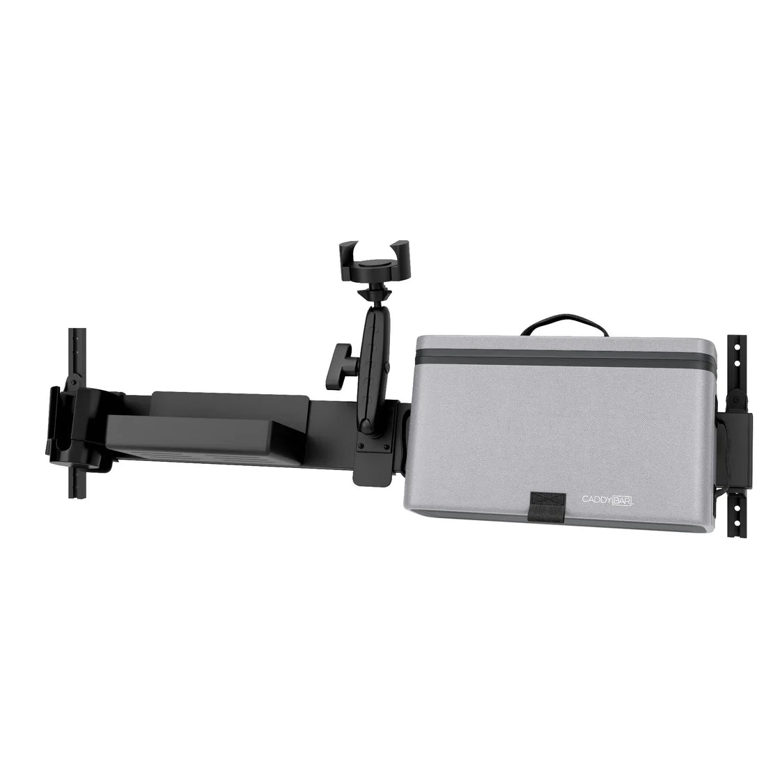 Organizer Bar Storage System Bundles by CADDYBAR - Tray + Mobile Device Holder + Cooler + Cup – product view