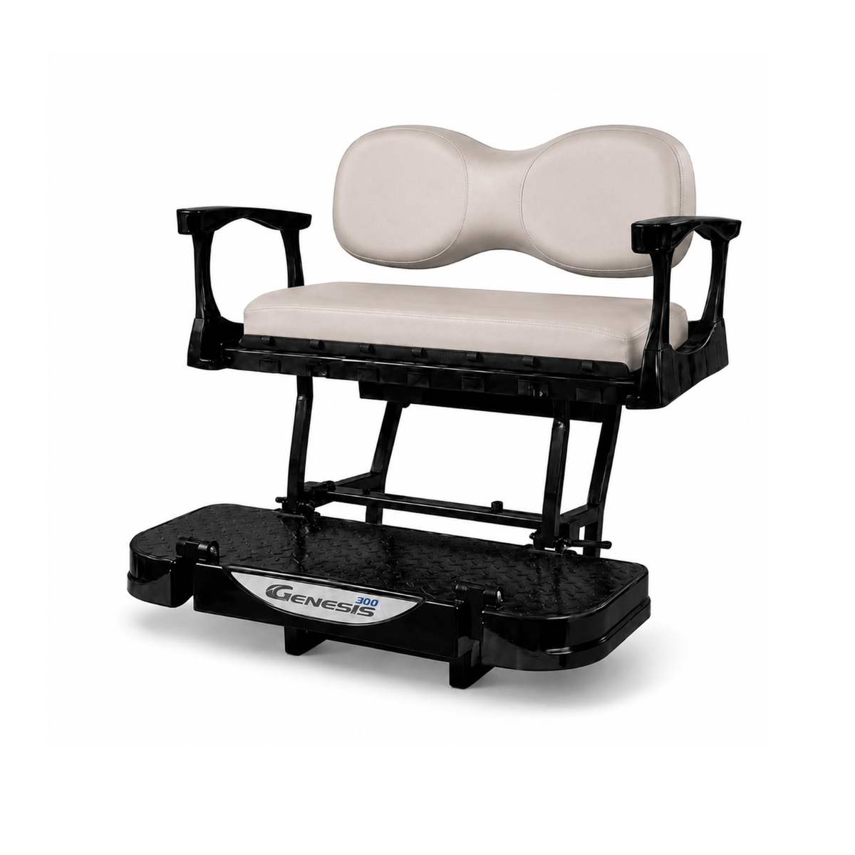 MadJax Genesis 300 Aluminum Rear Seat Kit for E-Z-GO TXT & RXV Standard / Deluxe - TXT – White / Deluxe – product view