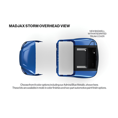 MadJax® Storm Body Kit for E-Z-GO TXT (1994–Current) – Black Metallic