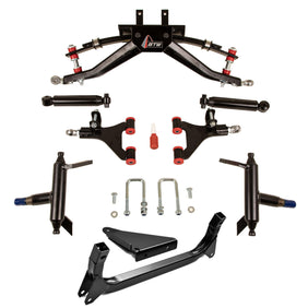 4" GTW Double A-Arm Lift Kit for Yamaha G29/Drive & Drive2 with Solid/Fixed Rear Axle