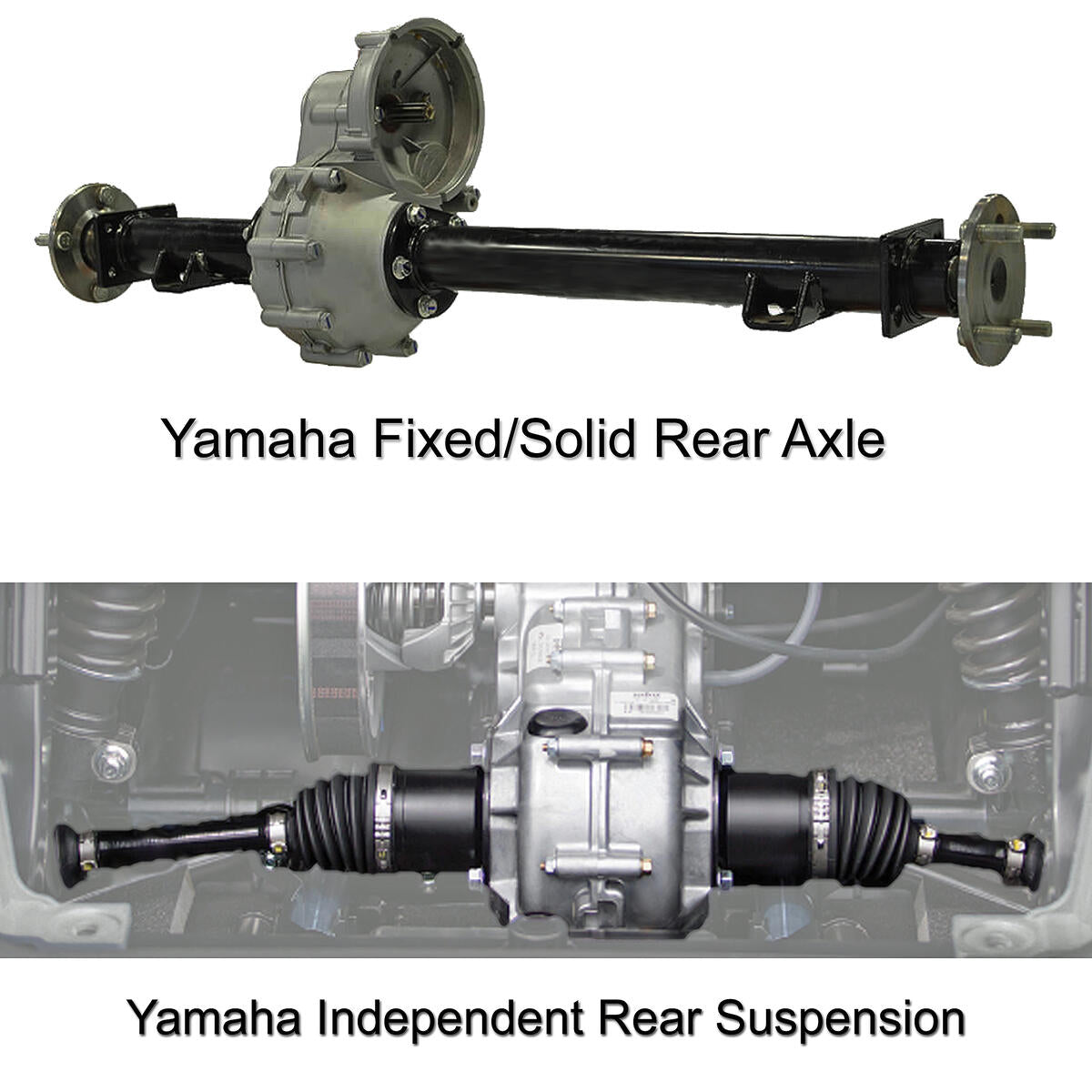 4" GTW Double A-Arm Lift Kit for Yamaha G29/Drive & Drive2 with Solid/Fixed Rear Axle