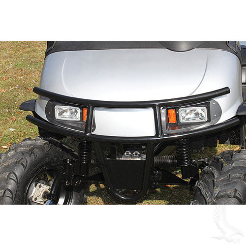RHOX Brush Guard, Front Black Powder Coat Steel - E-Z-Go RXV 08-15 – product view