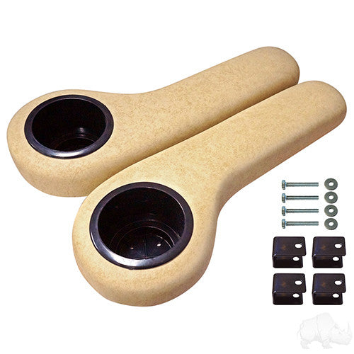 RHOX Arm Rest with Cup Holder Set - Beige – product view