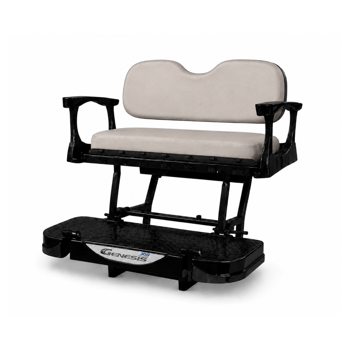 MadJax Genesis 300 Aluminum Rear Seat Kit for E-Z-GO TXT & RXV Standard / Deluxe - TXT – White / Standard – product view