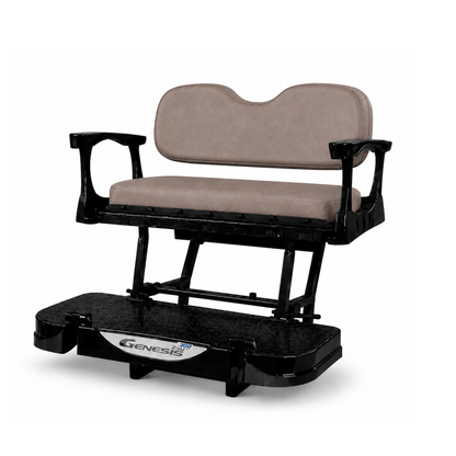 MadJax Genesis 300 Aluminum Rear Seat Kit for E-Z-GO TXT & RXV Standard / Deluxe - RXV – Oyster / Standard – product view