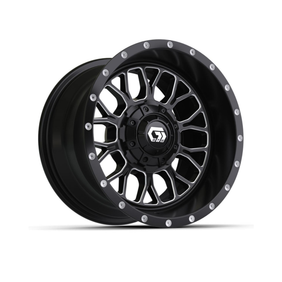 12" GTW Helix Black & Machined Wheel