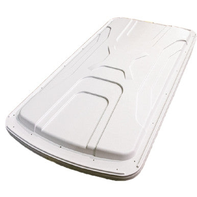 Red Dot 84" Extended Roof with Triple Track System - White – product view