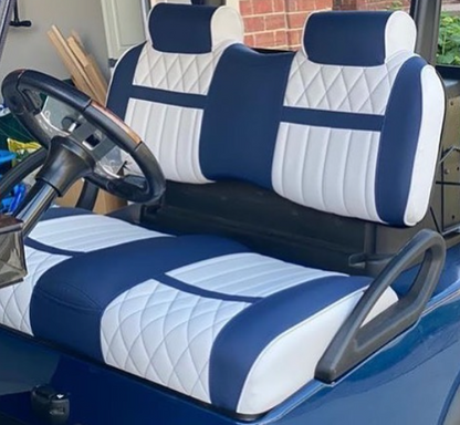 Lazy Life Premium Contour Three Tone Benchback Seat with Headrest - Front Seat
