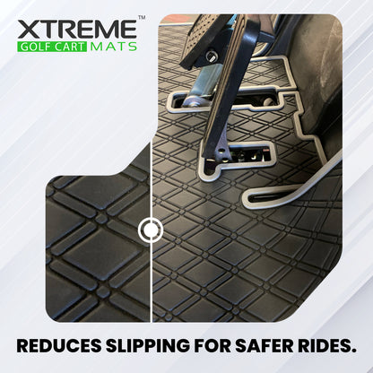 EZGO RXV Xtreme Floor Mats - Black/Green