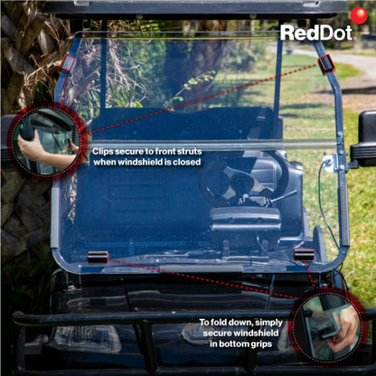 RedDot Evolution Classic & Forester Clear DOT Folding Windshield