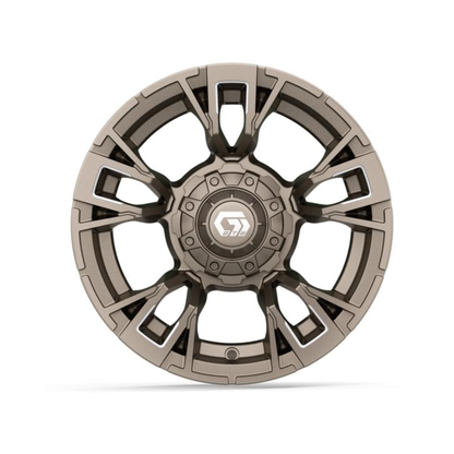 12” GTW Vandal Satin Bronze with Machined Accents Wheel