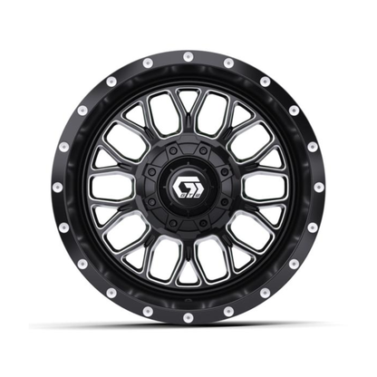 12" GTW Helix Black & Machined Wheel