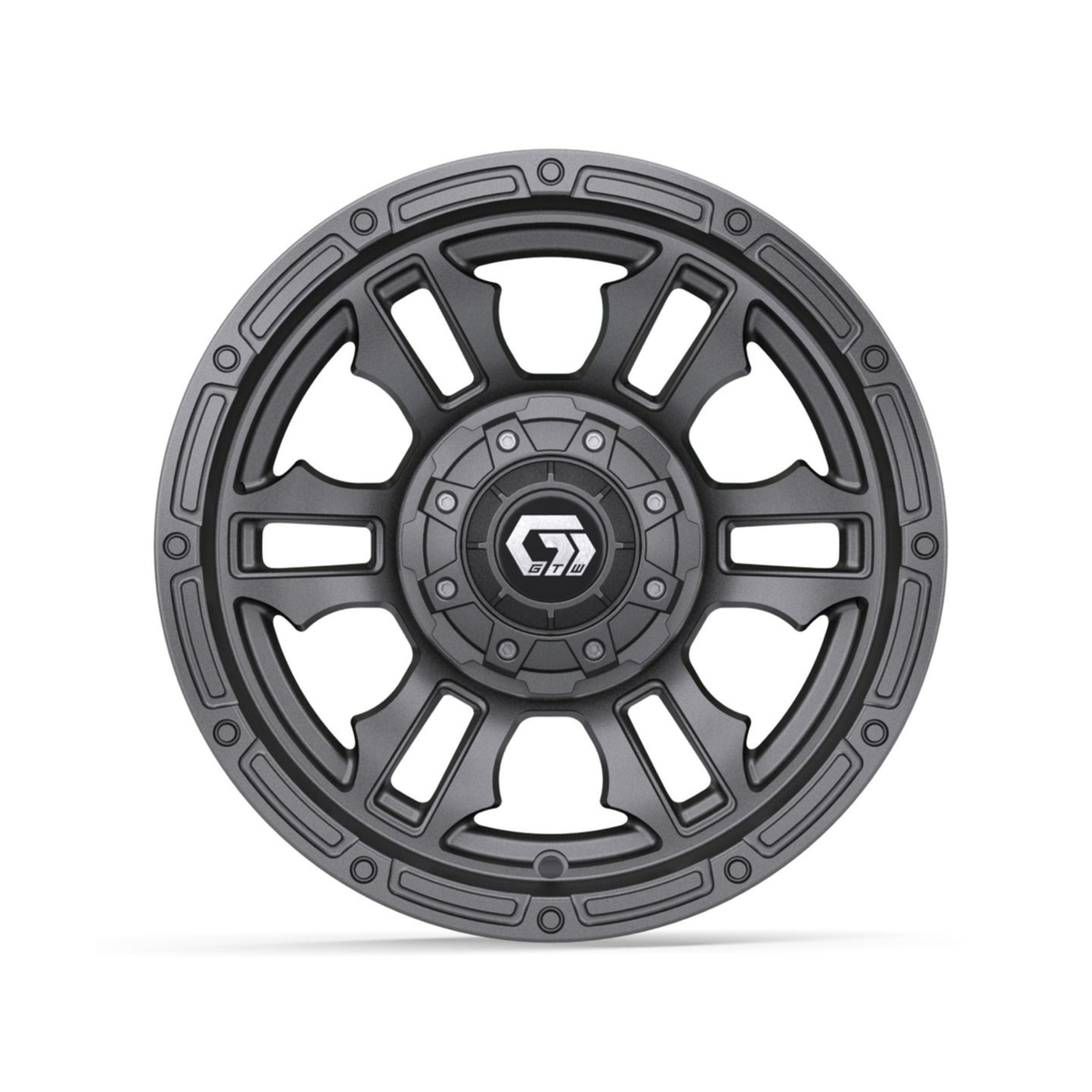 12” GTW Shogun Gloss Gunmetal Wheel