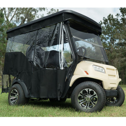 RedDot Chameleon 4 Passenger Track Style Black Enclosure - E-Z-GO RXV
