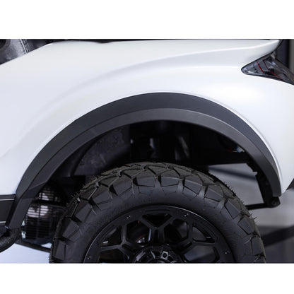 Fender Flares Set, Ezgo Storm – rear flare installed over wheel, close-up