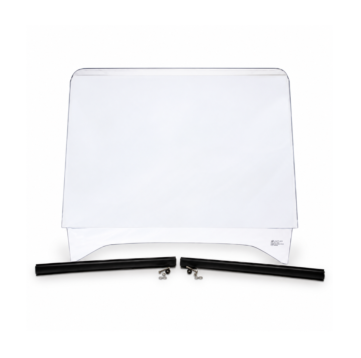 RedDot EZGO TXT Clear 1-Piece AS5 Windshield for MadJax Storm Body Kit – clear windshield with mounting strips