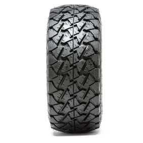 14" GTW Dominator Black and Machined Wheels with 22" Timberwolf Mud Tires - Set of 4