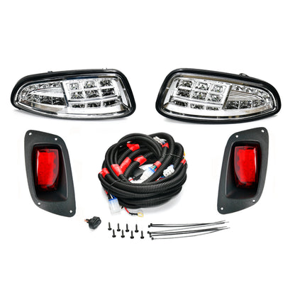 Gtw Led Light Kit, Premium Harness, Ezgo RXV (16-Up) – complete light kit with harness and hardware