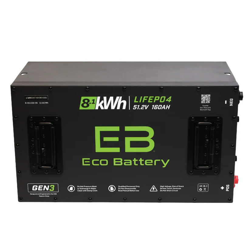 Eco Battery 48v 160ah Lithium Bundle Kit