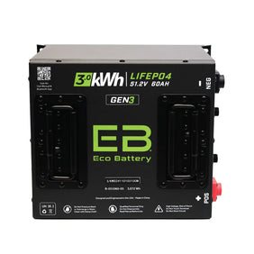 Eco 51V 60Ah Cube LiFePO4 Gen3 Individual Battery