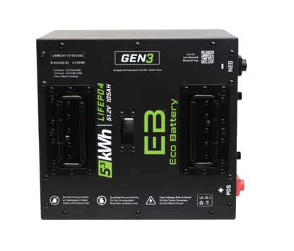 Eco Battery Gen3 48V 105Ah Thru Hole