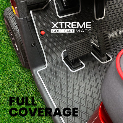 EZGO RXV Xtreme Floor Mats - Black/Green