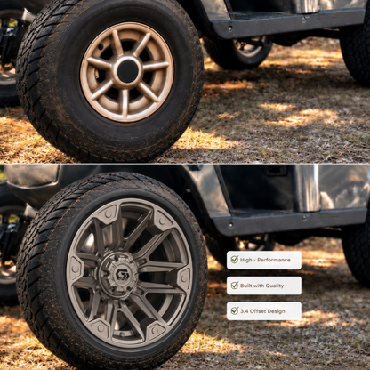 14″ GTW® Graffiti Satin Bronze Wheel