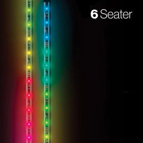 6 Seater LED - 8 LED Strips (no Controller) by EcoXGear