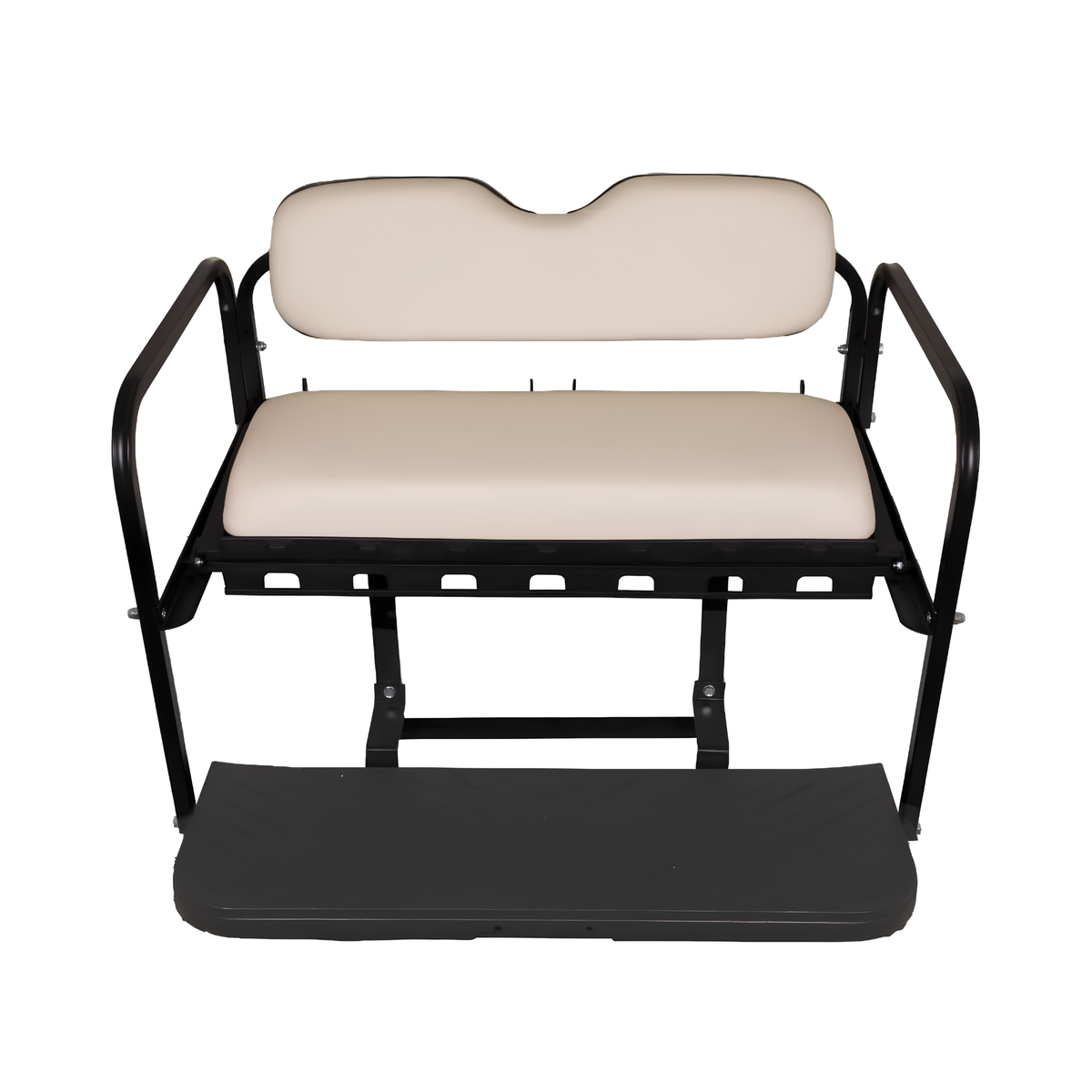 GTW Mach3 Rear Flip Seat for Club Car Precedent, Tempo & Onward - White – product view