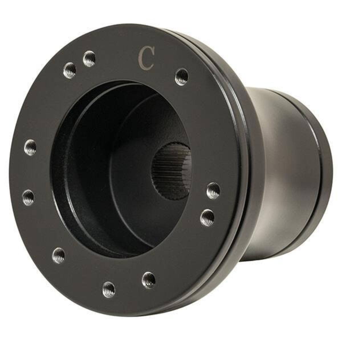 Steering Wheel Adpt, Black 5/6 Hole; EZGO – additional product view