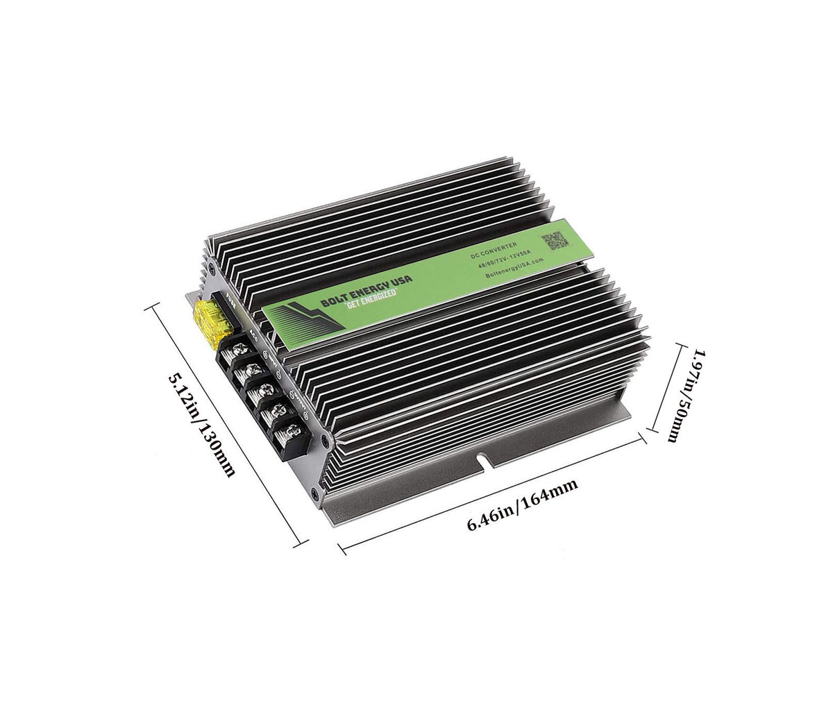 Bolt 50-AMP DC/DC 36/72 Volt HD Voltage reducer