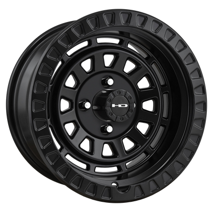 HPD 14" VENTURE All Satin Golf Cart Wheel - Black – product view