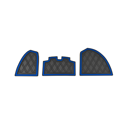 Xtreme Dash Mats for Club Car Precedent & Onward - Black / Blue – product view
