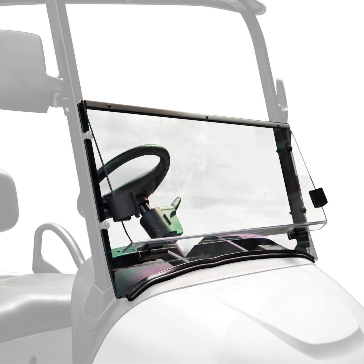 RedDot EZGO RXV Clear Folding 3/16" Windshield (Years 2024-Up)