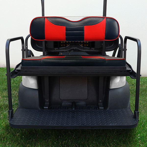 RHOX Rhino Seat Kit, Club Car Tempo, Precedent 04+ - Rally Black/Red – product view