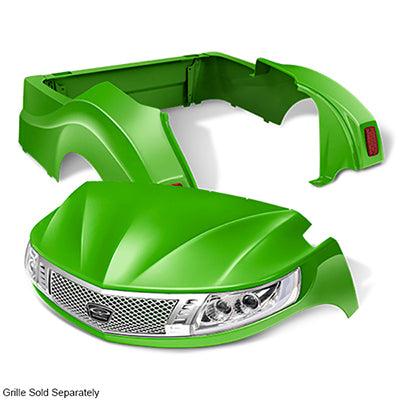 Yamaha Drive2 DoubleTake Phoenix Body Kit with Street Legal Light Kit - Lime – product view