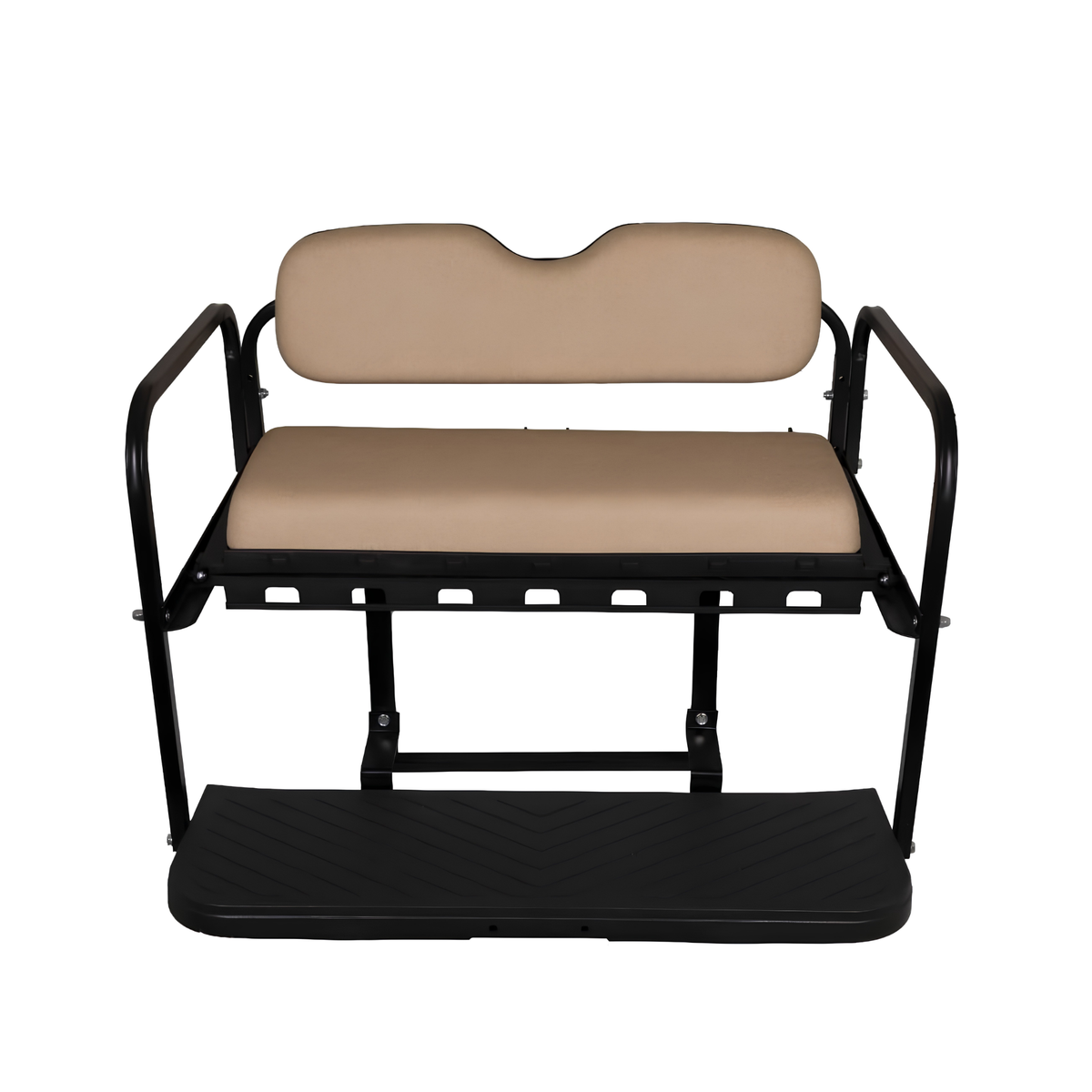 GTW Mach3 Rear Flip Seat for Club Car Precedent, Tempo & Onward - Buff – product view