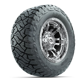 12" GTW Shogun Wheels Chrome and Maverick Low Profile & All Terrain - 23x10.00-R12 Maverick All-Terrain Tires – product view