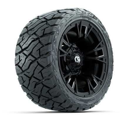 12" GTW Vandal Wheels Satin Machined Black and Maverick Low Profile & All - 215/40-R12 Maverick Low-Profile – product view