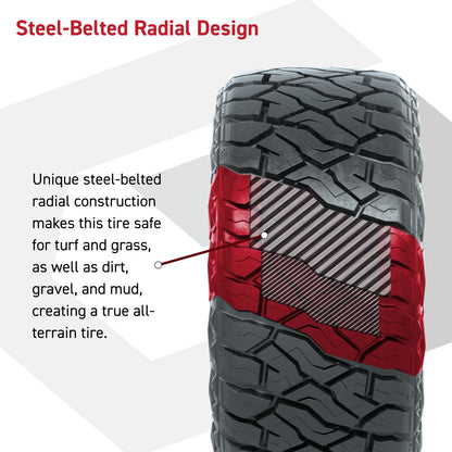 14" GTW Shogun Wheels Gloss Black and Maverick Low Profile & All Terrain Tires Combo Set of 4