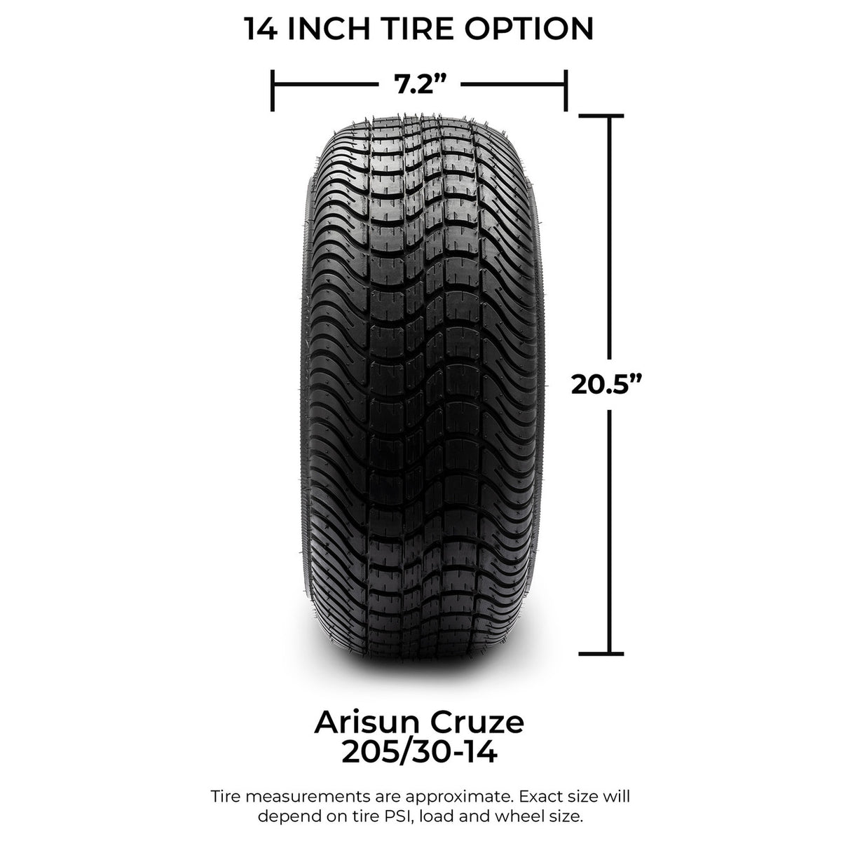 Arisun Xsport Street DOT (4ply) 205/30-14 - Set of 4