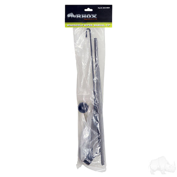 Windshield Wiper, Manual, 13" DOT Legal – wiper in packaging