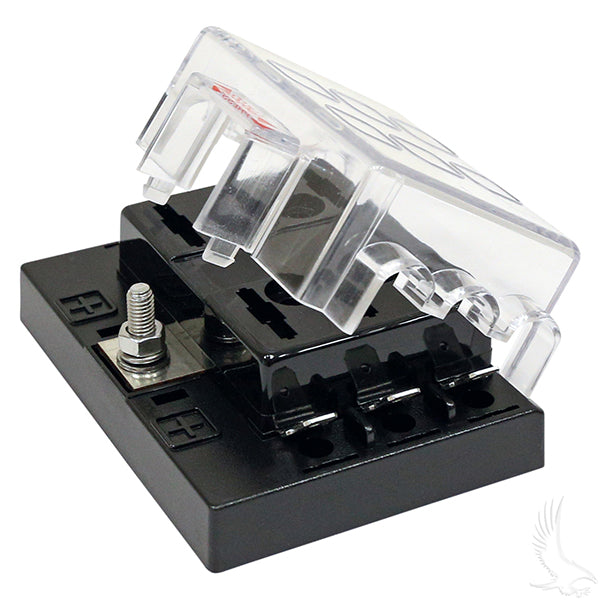 6 Way ATC Fuse Block For multiple Golf Cart 12V accessories